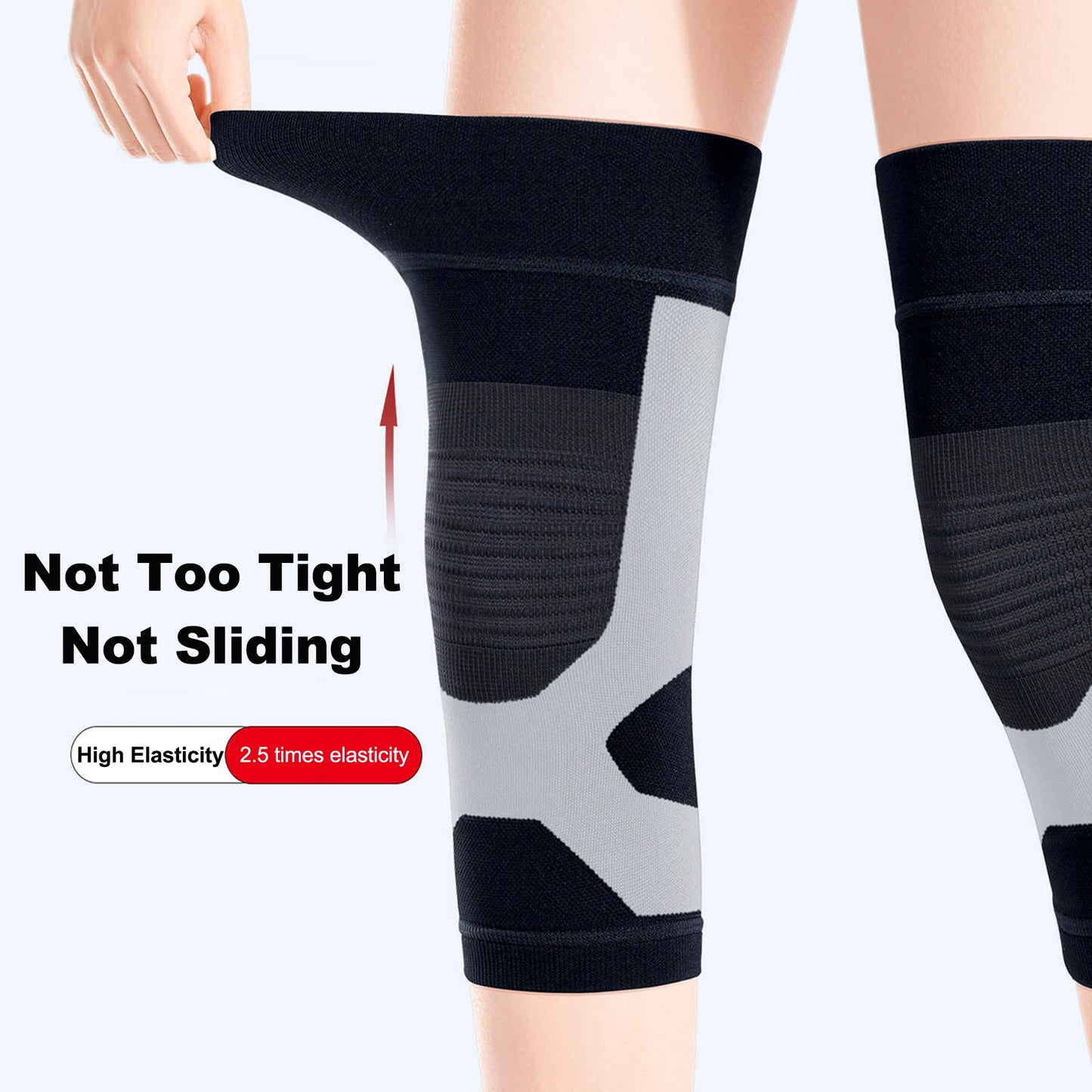 Knee Compression Sleeve For Women and Men(2 Pack)