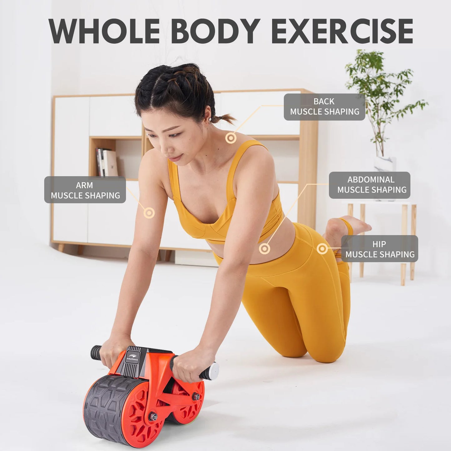 Ab Core Trainer Roller Intelligent Display