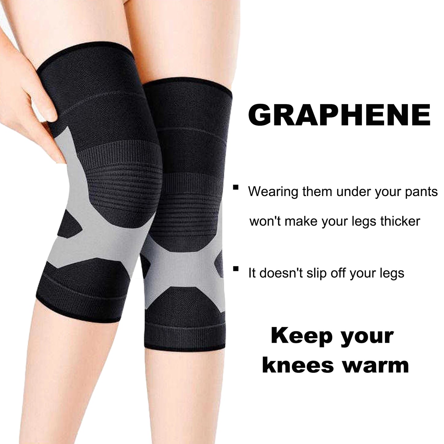 Knee Compression Sleeve For Women and Men(2 Pack)