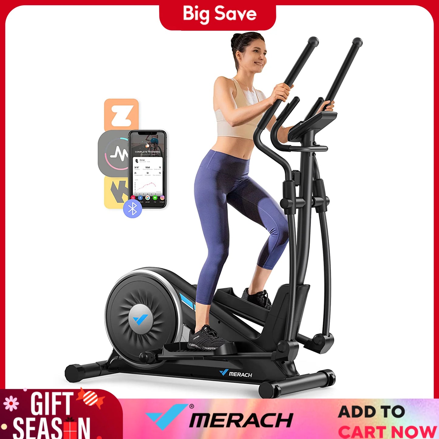 Elliptical Machine Hyper-Quiet Magnetic Drive System