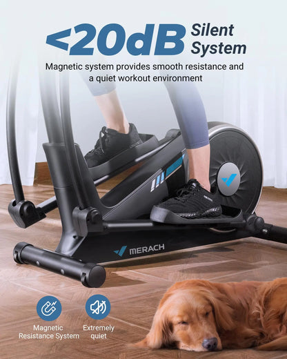 Elliptical Machine Hyper-Quiet Magnetic Drive System