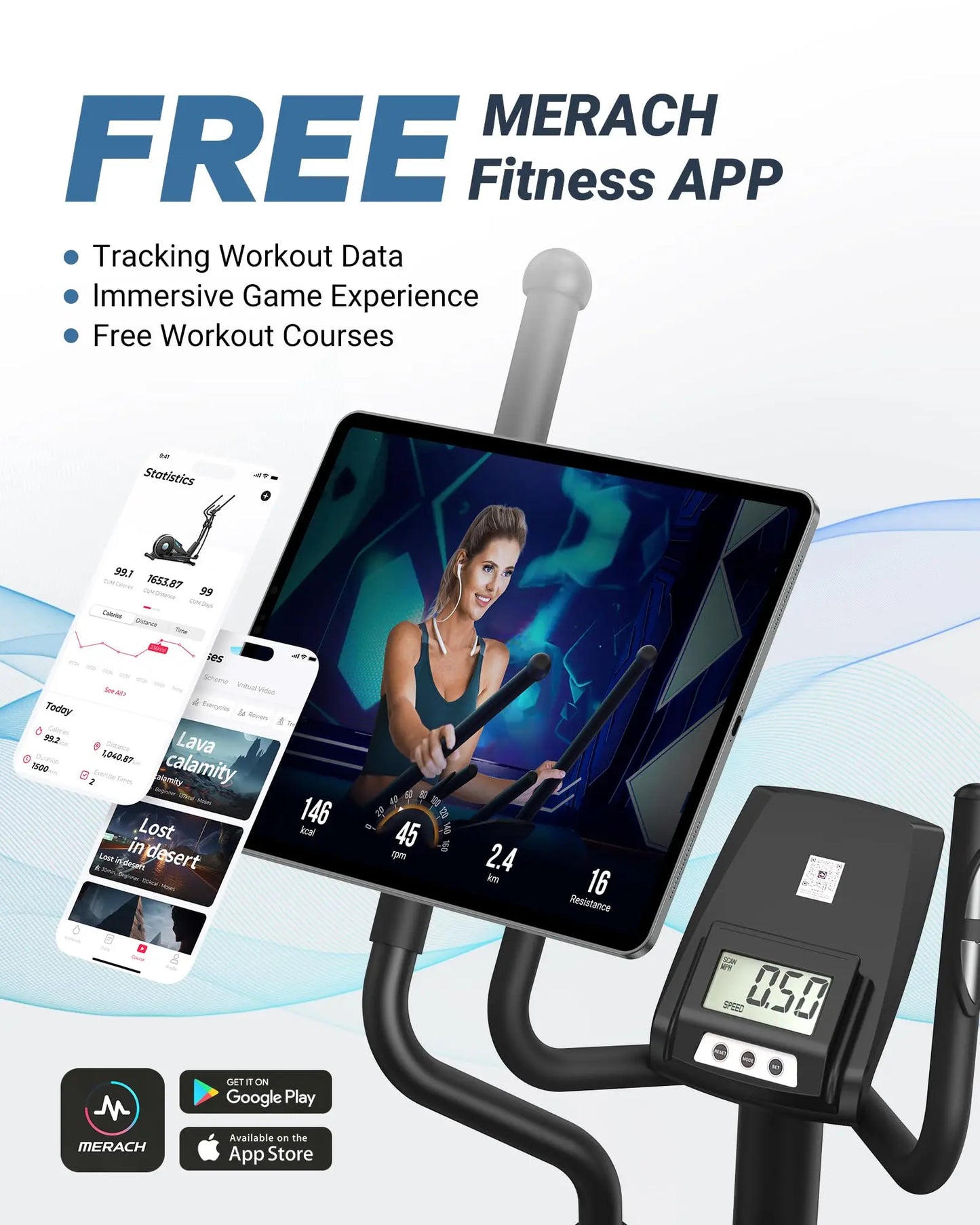 Elliptical Machine Hyper-Quiet Magnetic Drive System