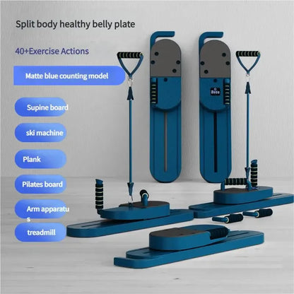 Split Pilates Balance Board, 40+ Exercise Movements