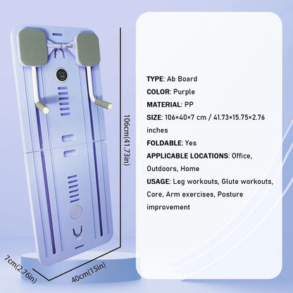 Adjustable Pilates, Ab & Push-up Workout Board