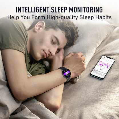 Waterproof Smartwatch For Men Women Fitness Tracker