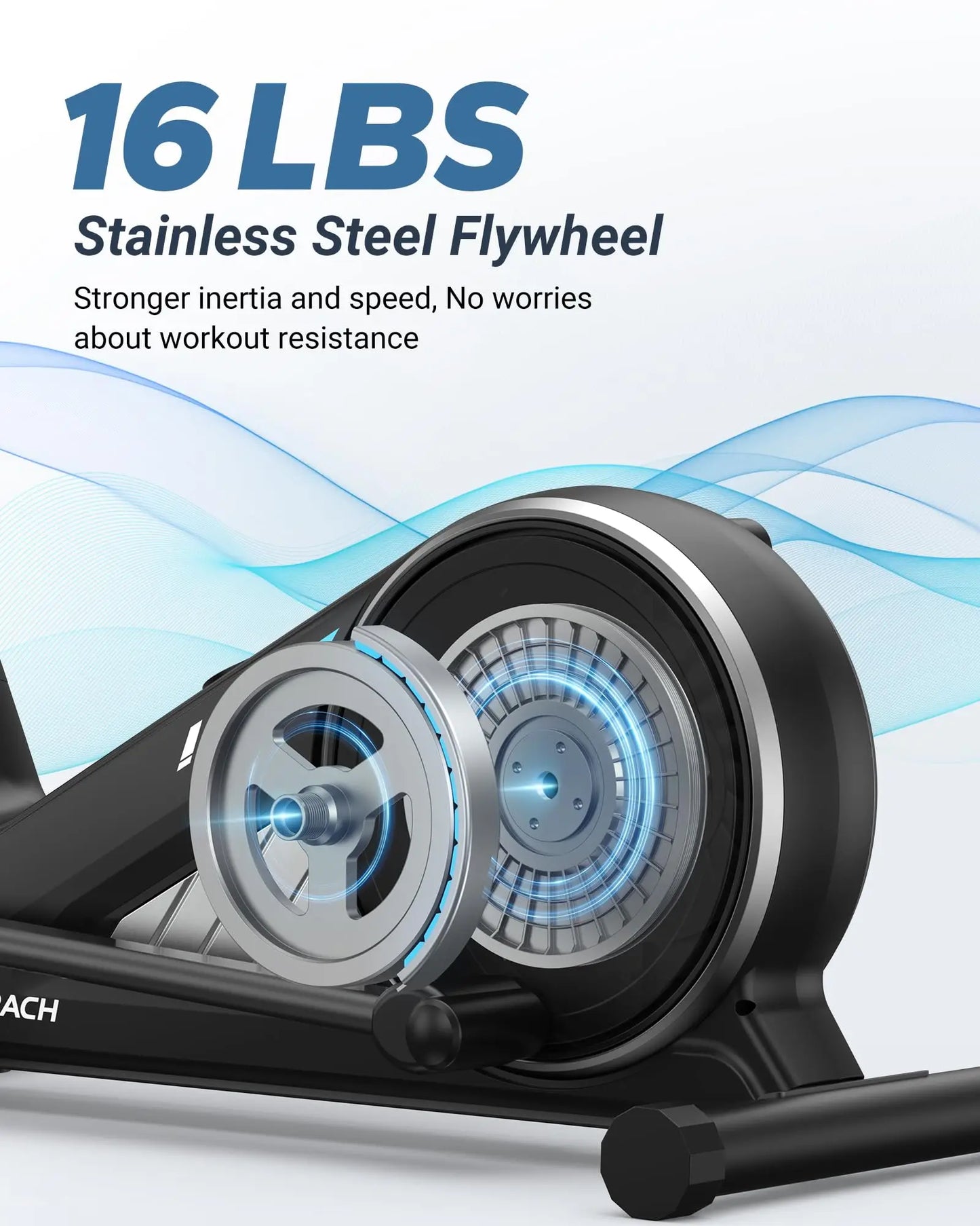 Elliptical Machine Hyper-Quiet Magnetic Drive System