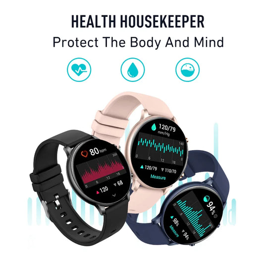 Waterproof Smartwatch For Men Women Fitness Tracker