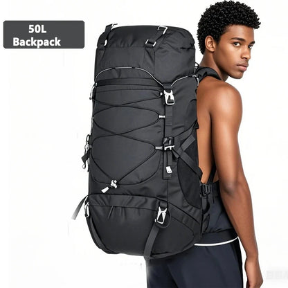 Men's 50L Waterproof Hiking Backpack