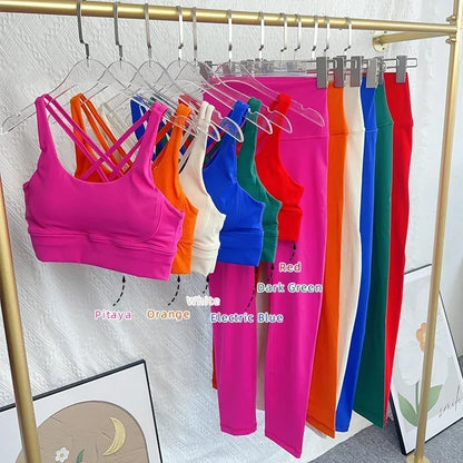 2 Piece Yoga Set Breathable Fitness Suit