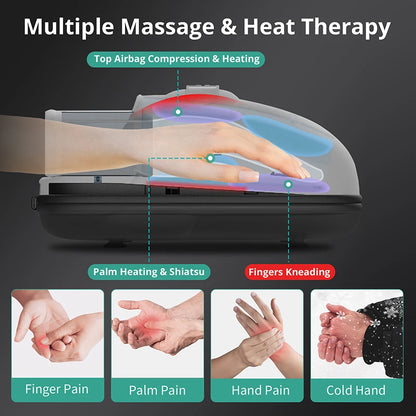 Wireless Electric Hand Massager Soothes Arthritis Numbness