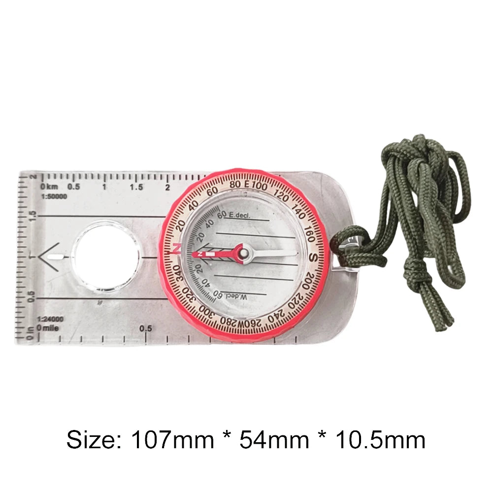 High Accuracy Waterproof Adventure Compass With Magnifier