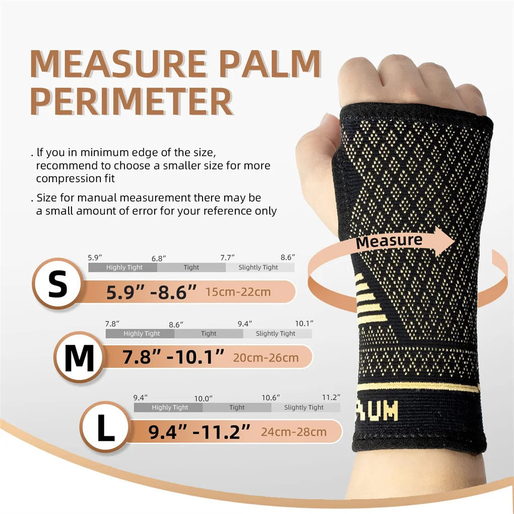 Palm Protection Gloves, Weight Lifting, Wrist Protection