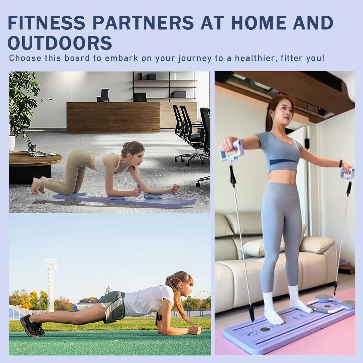 Multi-Functional Exercise Board For Home And Office