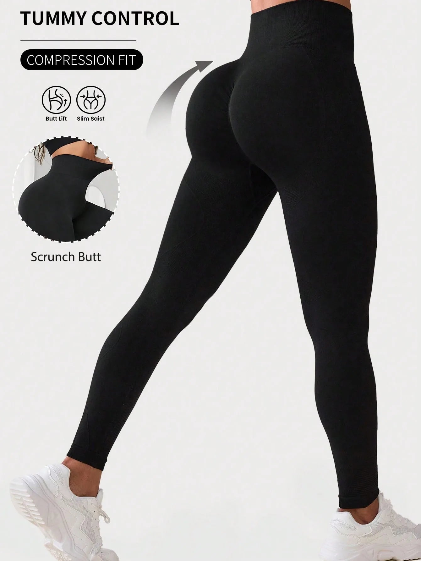 High Waisted Yoga Pants  - Tummy Control