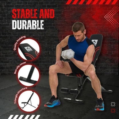 Adjustable Weight Bench - Professional Grade