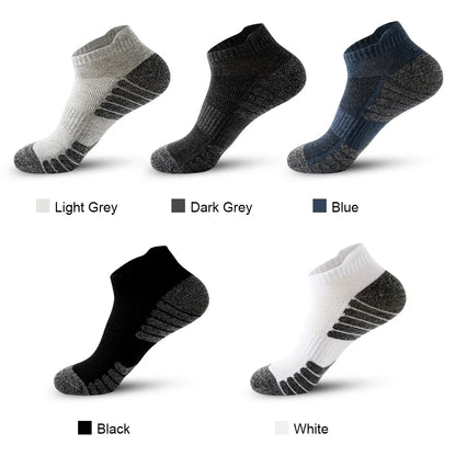 5 Pair Men's Anti Odor Moisture Wicking Socks
