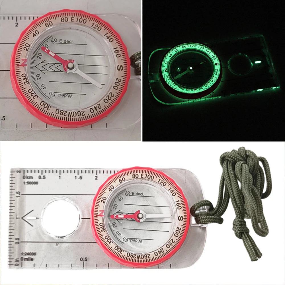 High Accuracy Waterproof Adventure Compass With Magnifier