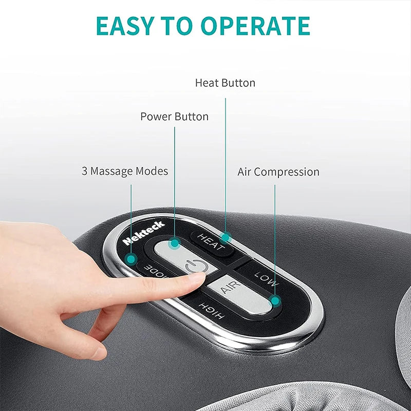 Foot Massager Heating Therapy Muscle Relaxation