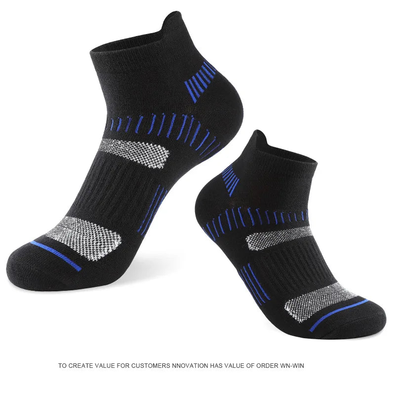 5 pair Men's Moisture Wicking Sports Socks