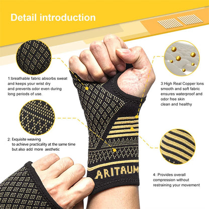 Palm Protection Gloves, Weight Lifting, Wrist Protection