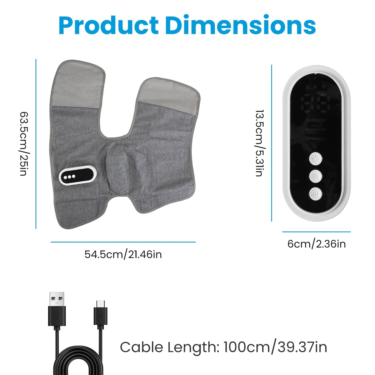 Smart Leg Calf Massage Device With Air Compression