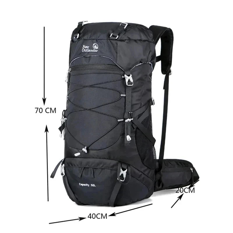 Men's 50L Waterproof Hiking Backpack