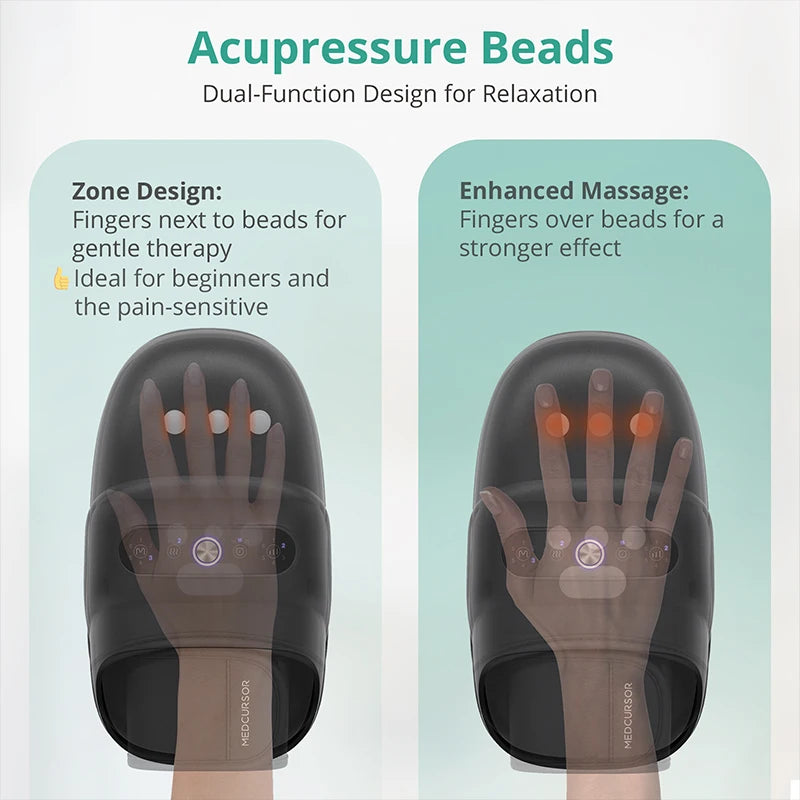 Wireless Electric Hand Massager Soothes Arthritis Numbness