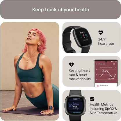 Smartwatch, GPS, 40+ Exercise Modes, Sleep Tracking, Heart Rate