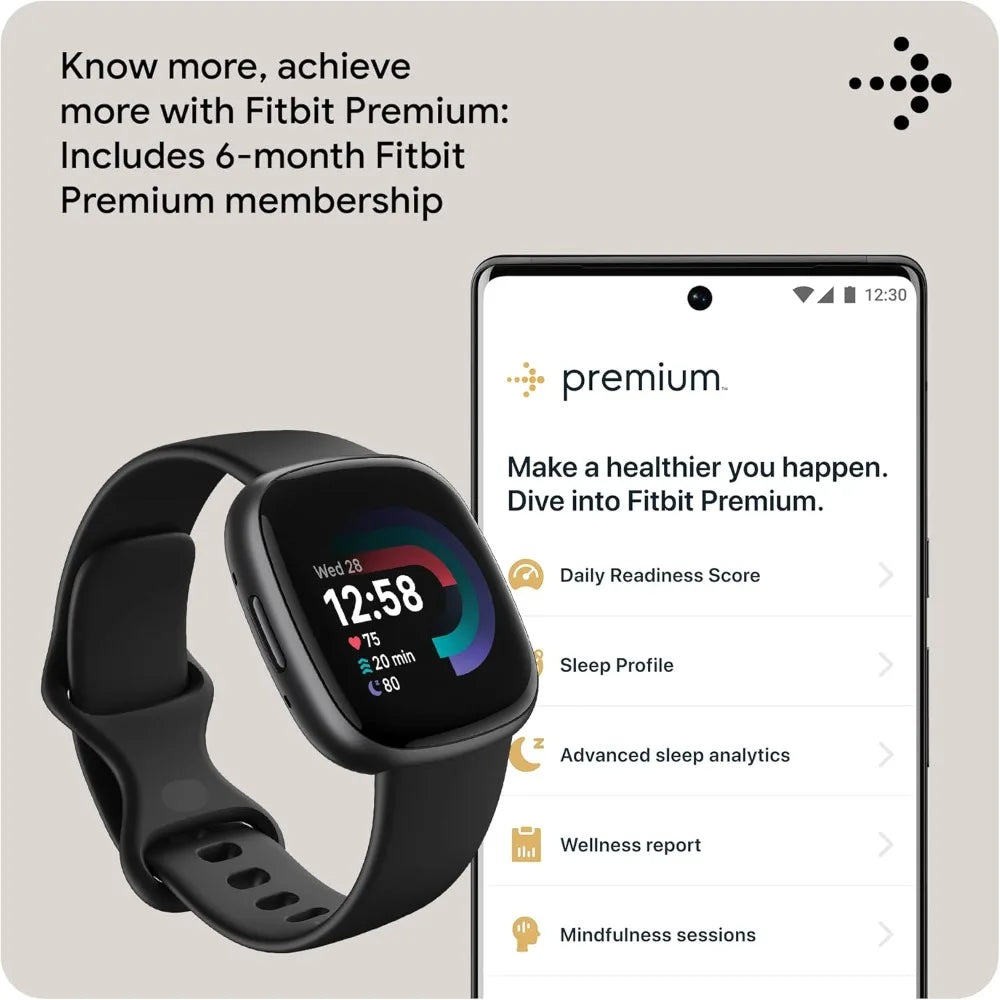 Smartwatch, GPS, 40+ Exercise Modes, Sleep Tracking, Heart Rate