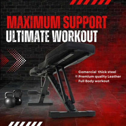 Adjustable Weight Bench - Professional Grade