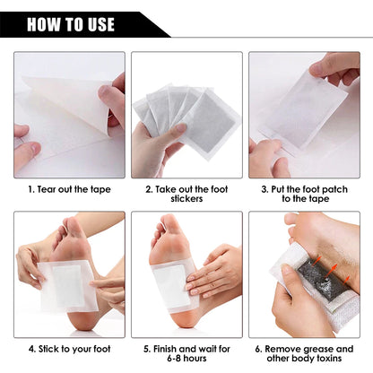 Natural Herbal Detox Foot Patches