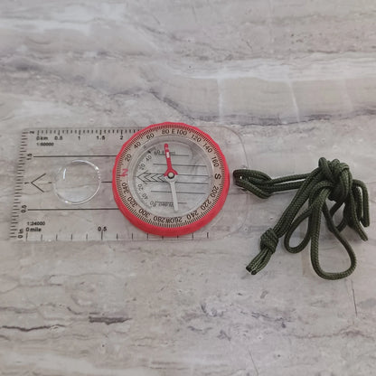 High Accuracy Waterproof Adventure Compass With Magnifier