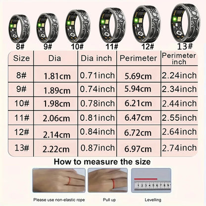 Smart Ring - Fitness Tracker, Sleep Monitor, 20+ Exercise Modes