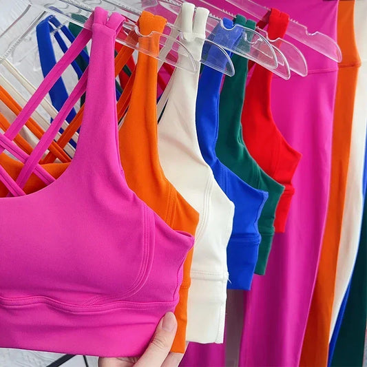 2 Piece Yoga Set Breathable Fitness Suit