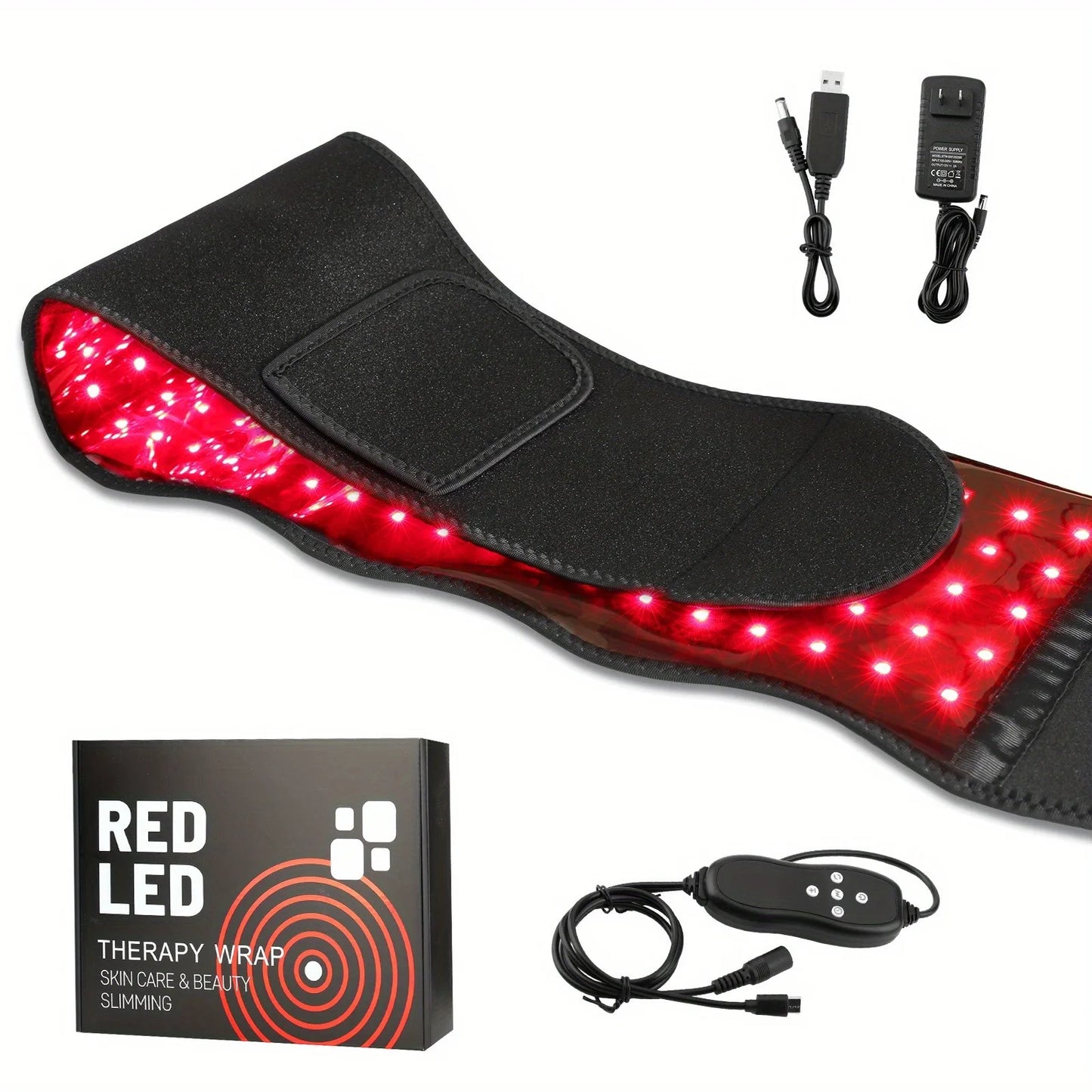 Red Light Massage Belt Shoulder Back Waist Relief