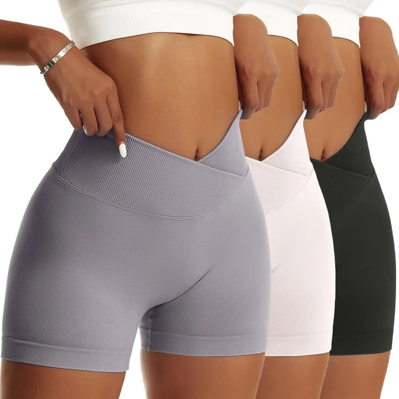 3 Pieces Women Sports Pants High Elastic Breathable