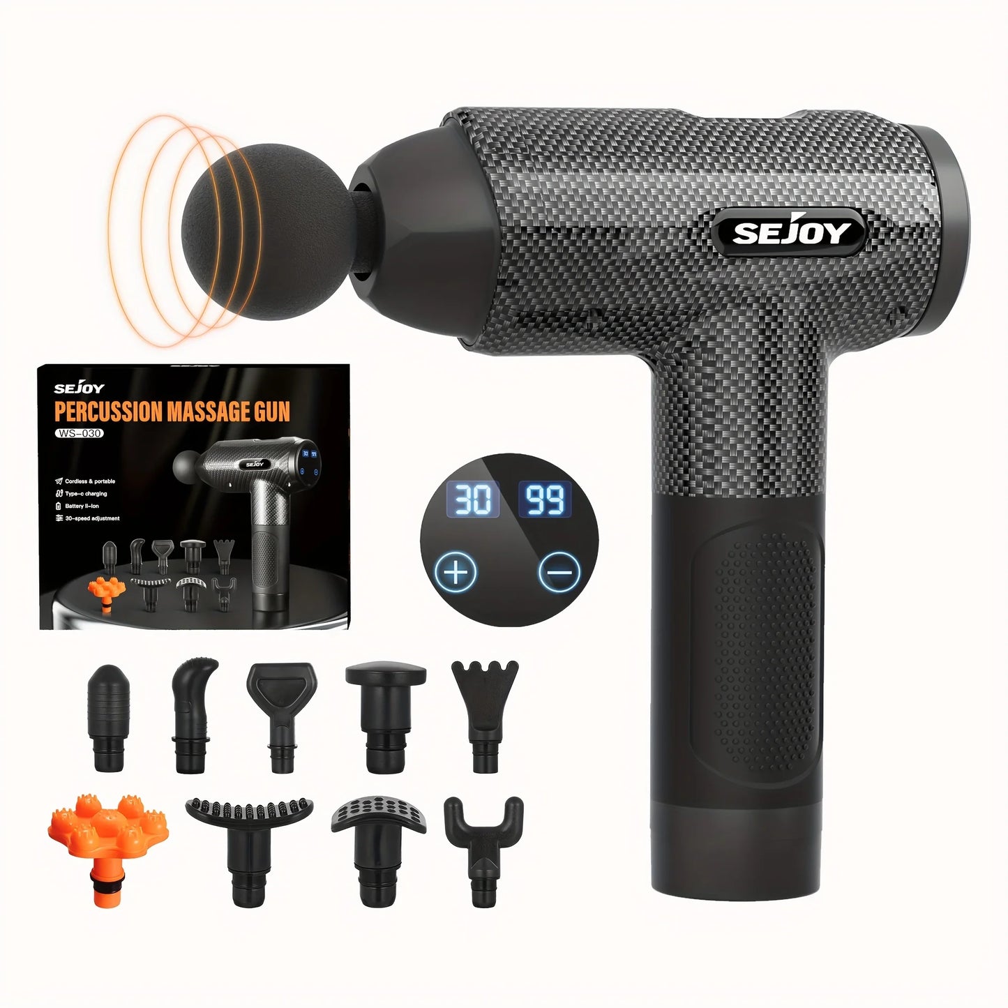 30 speeds Deep Tissue Massage Gun