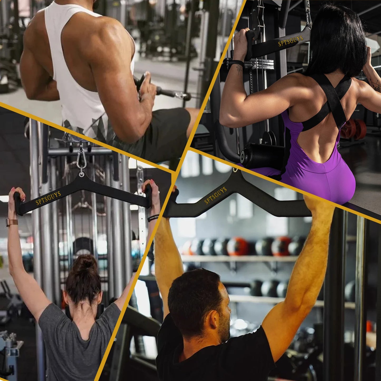 Home Gym Lat Pull Down Bar Attachments