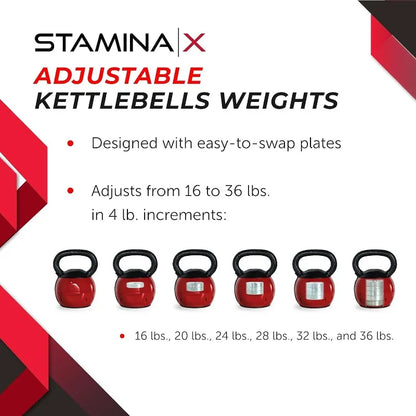 Strength Training Kettlebell Adjustable Weights