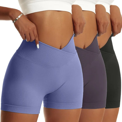 3 Pieces Women Sports Pants High Elastic Breathable