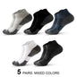 5 Pair Men's Anti Odor Moisture Wicking Socks