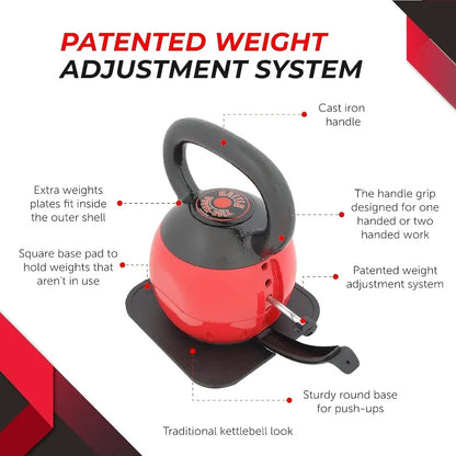 Strength Training Kettlebell Adjustable Weights