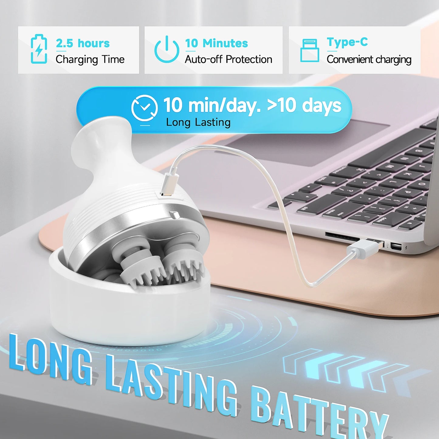 Electric Hair Scalp Massager Hair Growth, Stress Relax
