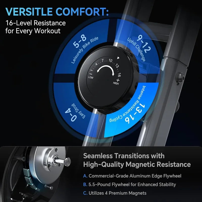 Foldable Exercise Bike For Small Apartments