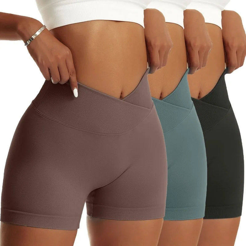 3 Pieces Women Sports Pants High Elastic Breathable