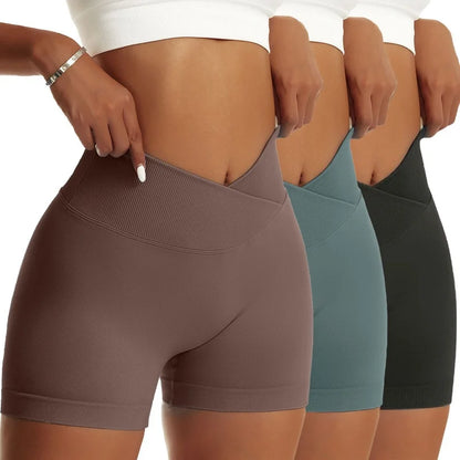 3 Pieces Women Sports Pants High Elastic Breathable