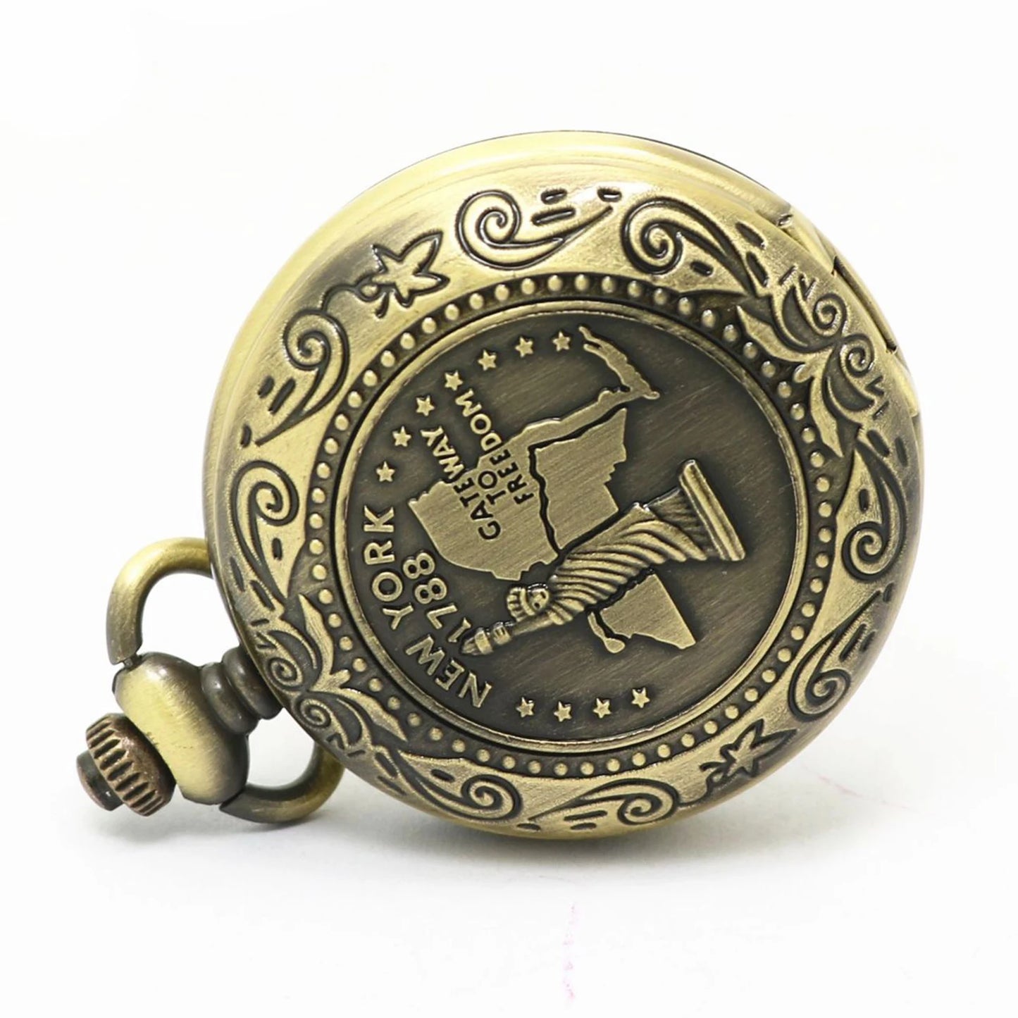 Vintage Zinc Alloy Flip Cover Compass