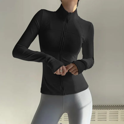 Women Long Sleeve Sports Jacket Quick Dry