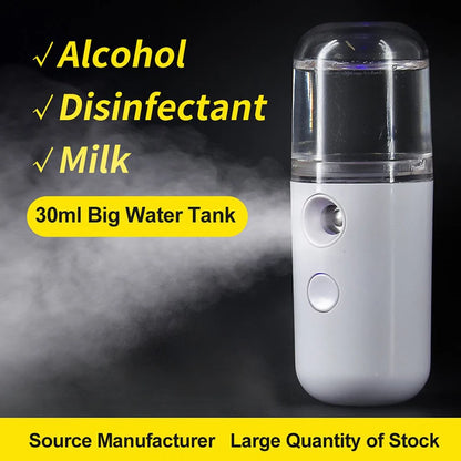 Cool Mist Humidifier For Car Home Office Face
