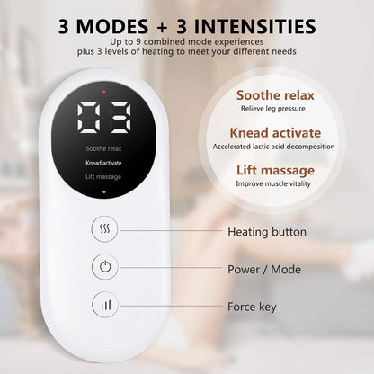 Smart Heating Leg Massage Machine Air Compression